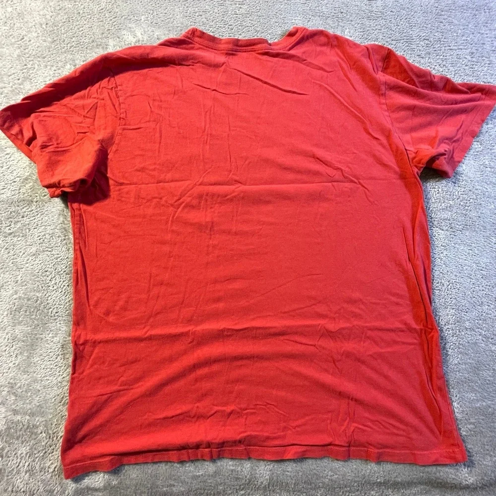 The North Face Red Mens XL Graphic T Shirt Short Sleeve‎ Cotton Casual Tee